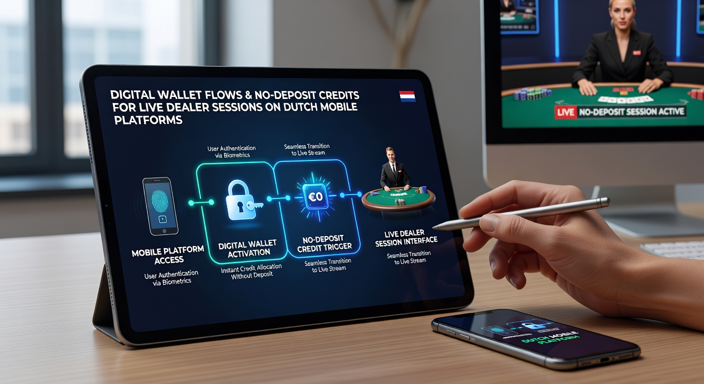 Digitale portemonnee stromen voor no-deposit credits op Nederlandse mobiele casino platforms