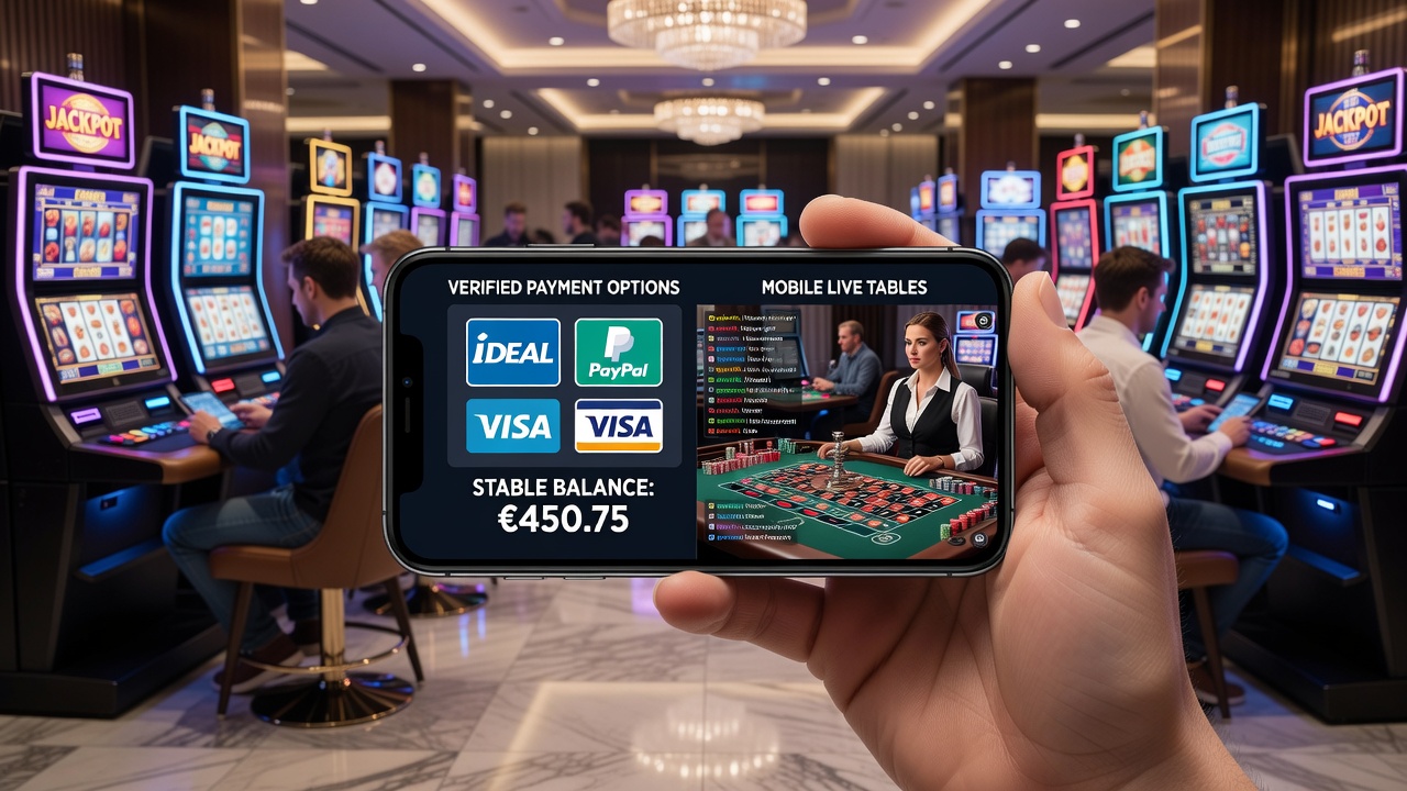 Nederlandse spelers gebruiken geverifieerde betalingsopties op mobiele live tafels voor slot sessies