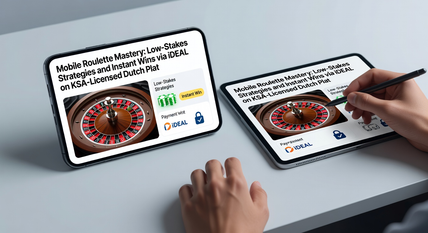 Voorbeeld van een succesvolle lage inzet roulette spin op mobiel met directe iDEAL uitbetaling op een Nederlands platform