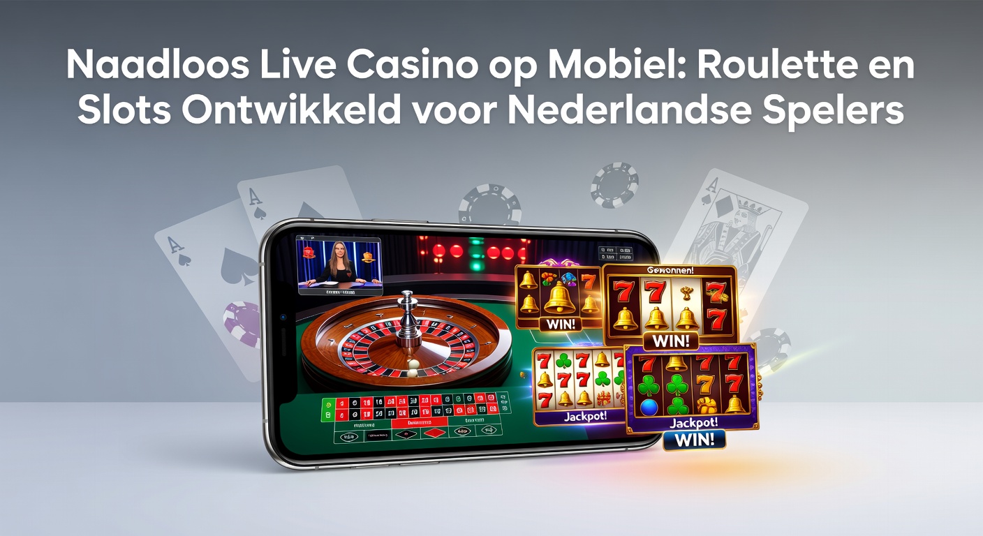 Mobiele live casino interface met roulettewiel en Nederlandse spelers in actie op smartphone-scherm