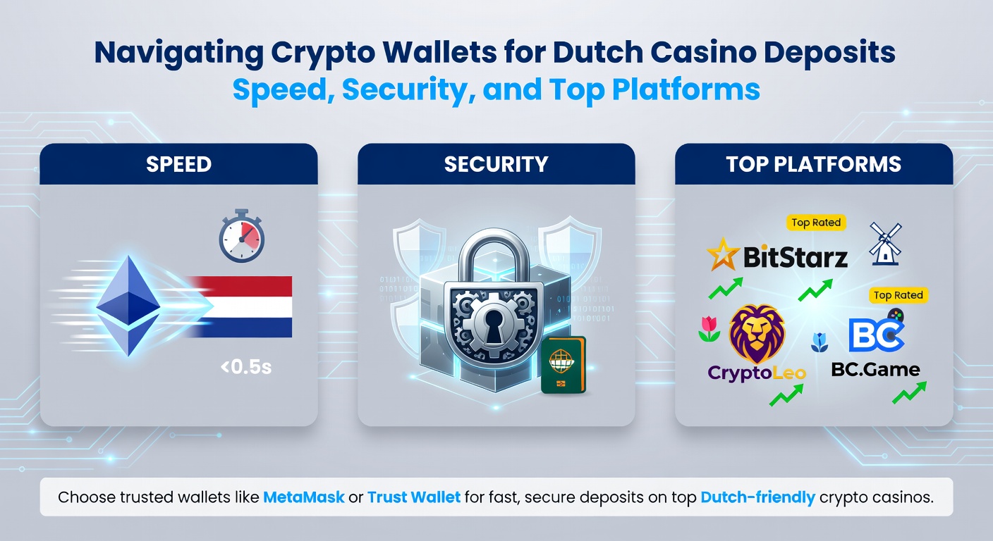 Beeld van een hardware wallet zoals Ledger naast een casino-interface, met sloten en schild-symbolen voor beveiliging