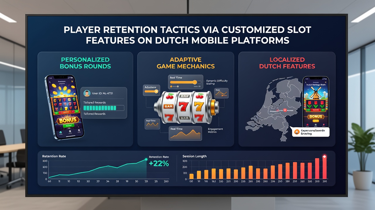 Analyse van slotretentie statistieken op een Nederlands mobiel dashboard