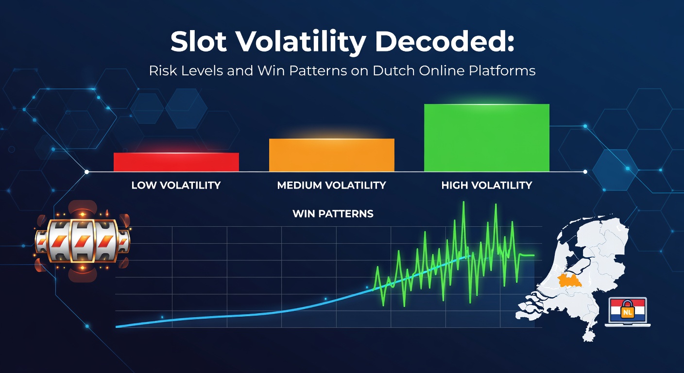 Grafiek met slot volatility niveaus en bijbehorende winfrequenties op een Nederlandse online casino interface